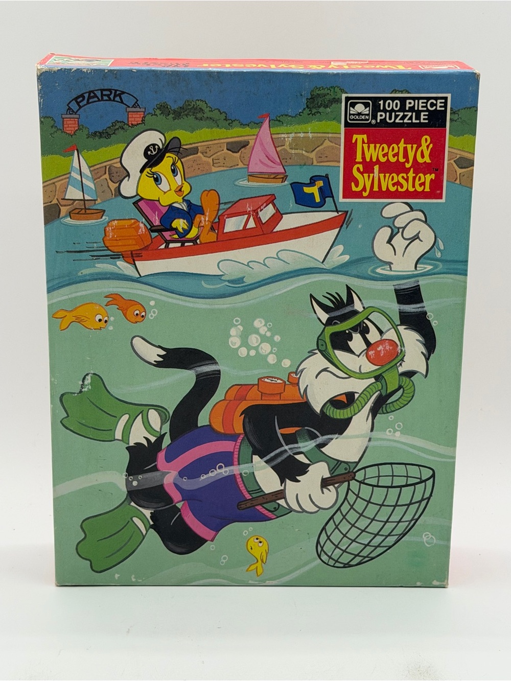 Vintage Golden Tweety & Sylvester 100pc Jigsaw Puzzle 1983 Edition - Brand New